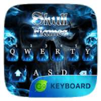 Skull Flames Go Keyboard Theme