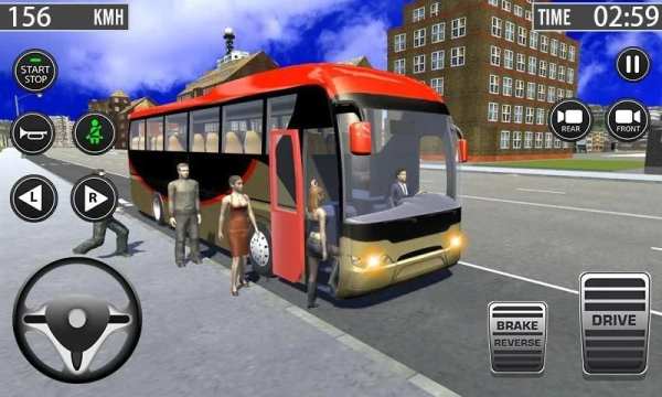 Coach Bus Driving Simulator 2019 - Hard Parking 3D screenshot 1