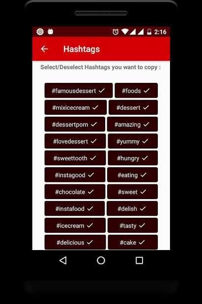 HashTags App for Instagram screenshot 3