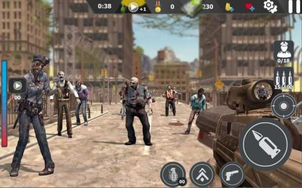 Deadly Zombie Fighter Frontline Battle 2019 screenshot 1