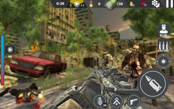 Deadly Zombie Fighter Frontline Battle 2019 screenshot 2