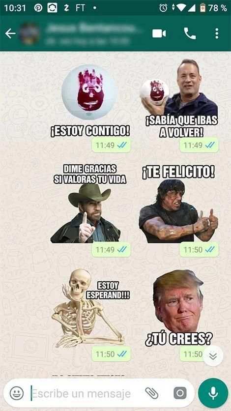 Memes con frases stickers WhatsApp * - (2019) screenshot 4