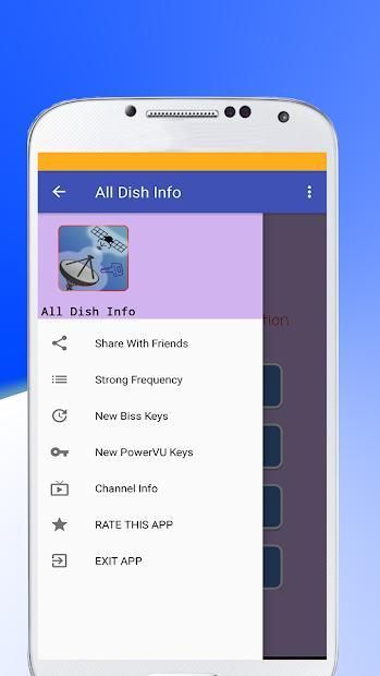 All Dish Channel Frequency BissKey And PowerVu Key स्क्रीनशॉट 1
