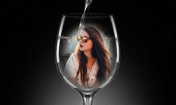 Wine Glass Photo Frame screenshot 3