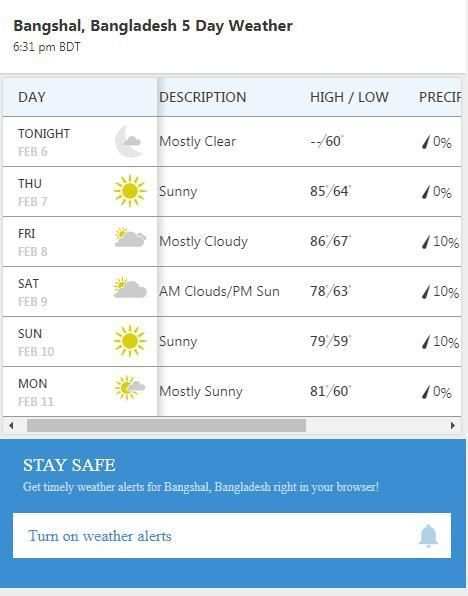 Weather Channel स्क्रीनशॉट 2