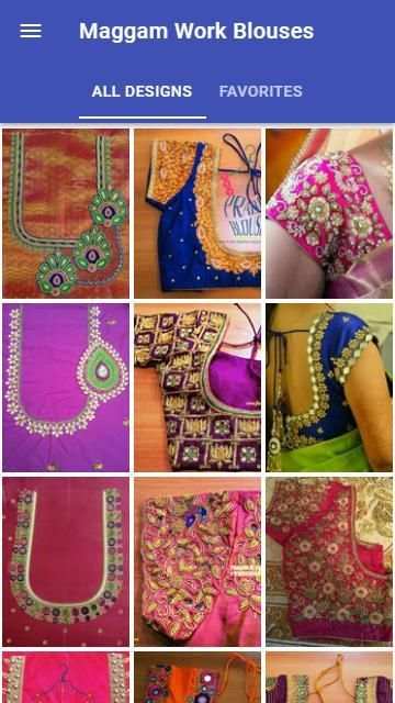 Maggam Work Blouse Designs screenshot 5