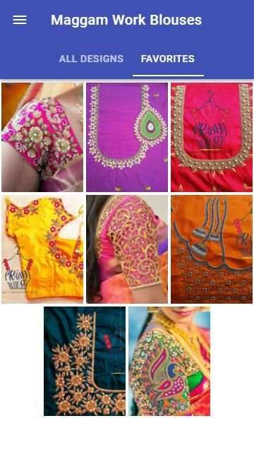 Maggam Work Blouse Designs screenshot 2