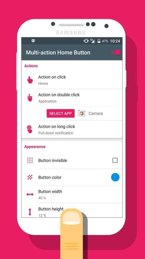 Multi-action Home Button स्क्रीनशॉट 1