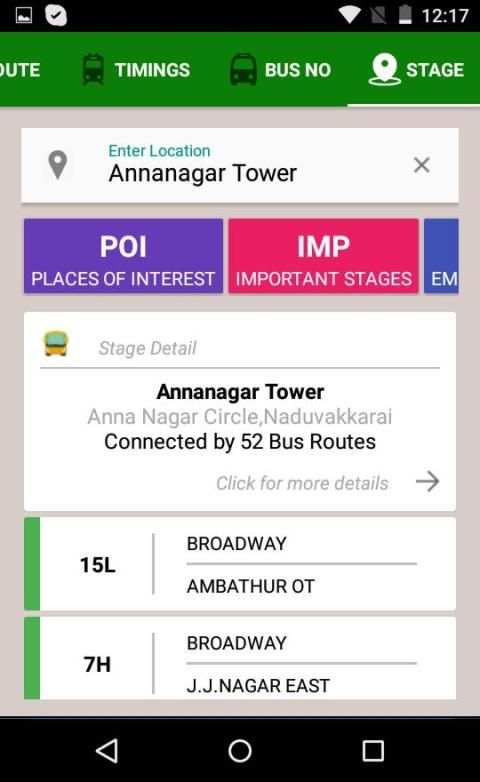 MTC bus route स्क्रीनशॉट 2