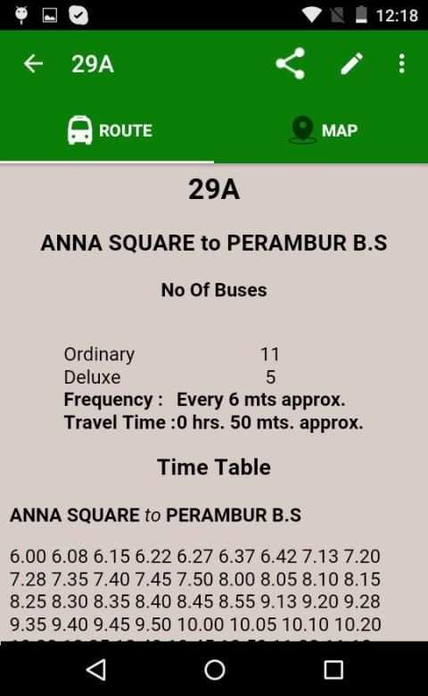 MTC bus route स्क्रीनशॉट 1