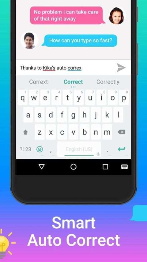 kika keyboard for XiaoMI 1 تصوير الشاشة