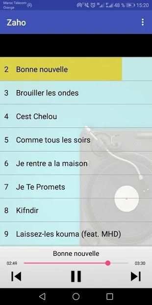 Zaho Chansons screenshot 2
