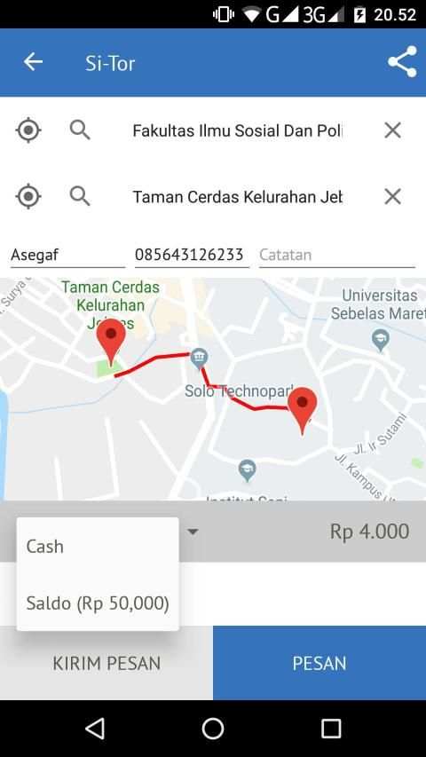 SIGA Transportasi Online screenshot 1