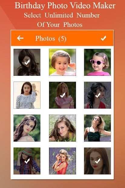 Birthday Photo Video Maker screenshot 2