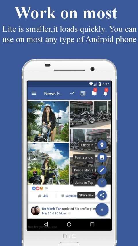 Lite Messenger - Mini Messenger screenshot 1