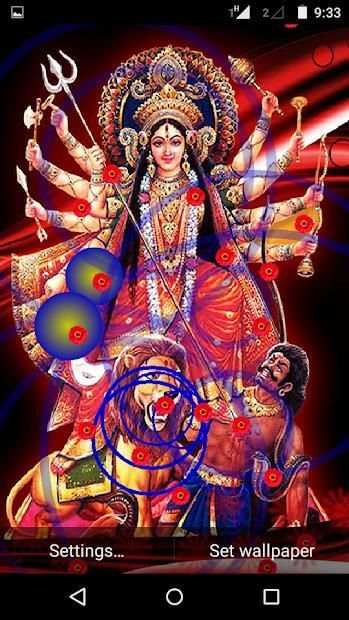 Durga Mata Live Wallpaper स्क्रीनशॉट 3