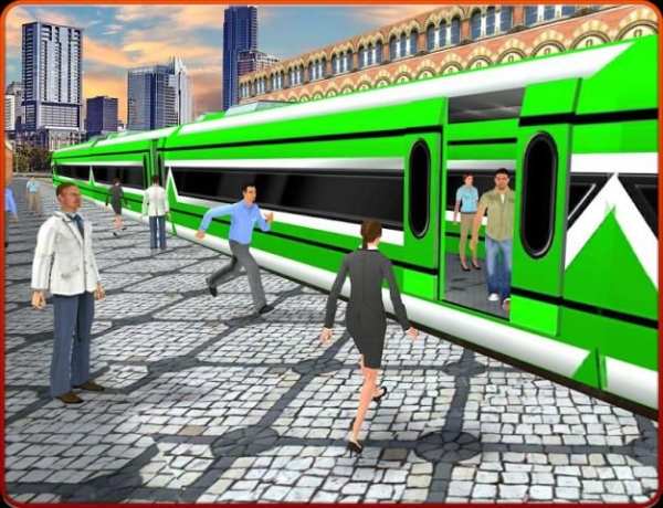 Impossible Bullet Train Drive : Subway On Rails 3D स्क्रीनशॉट 8