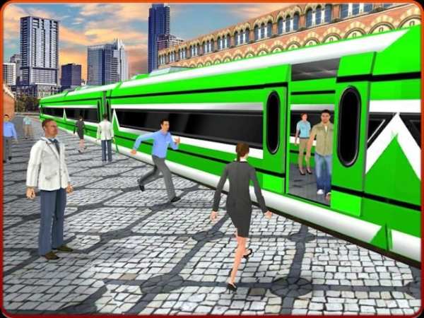 Impossible Bullet Train Drive : Subway On Rails 3D स्क्रीनशॉट 3