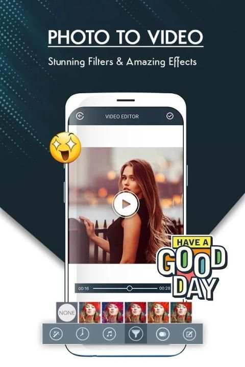 Photo to Video Maker with Music screenshot 3
