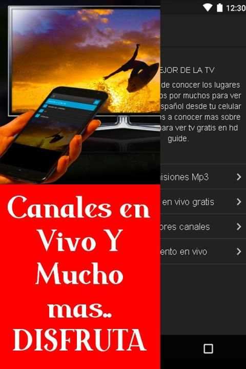 Ver TV HD En Mi Celular Guide Gratis 2019 screenshot 4