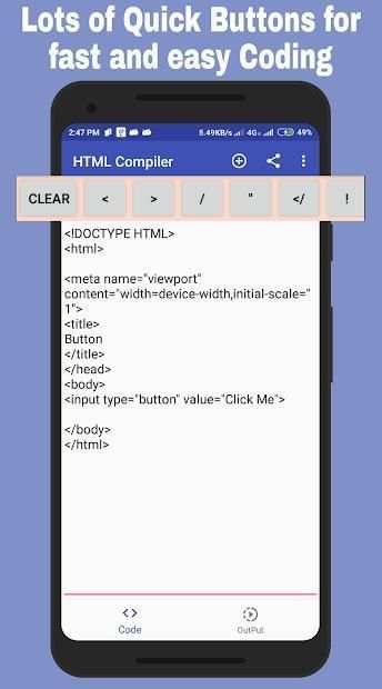 HTML COMPILER -HTML/CSS/JAVASCRIPT COMPILER/EDITOR स्क्रीनशॉट 1