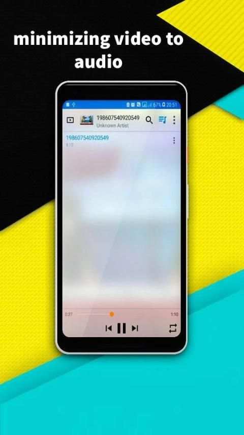 VIDEO PLAYER - minimize audio video player screenshot 3
