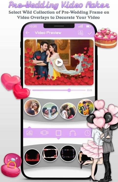 Pre-Wedding Video Maker स्क्रीनशॉट 2