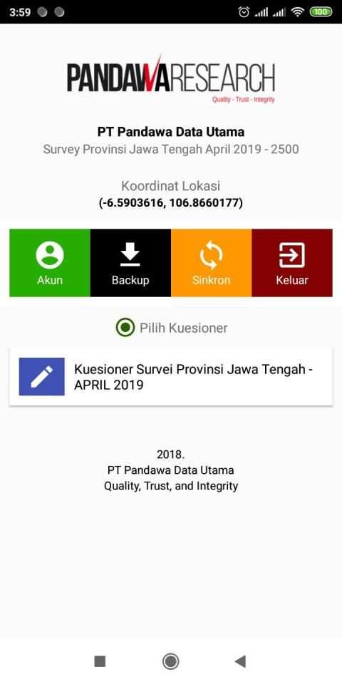 Pandawa Mobile Survey screenshot 6