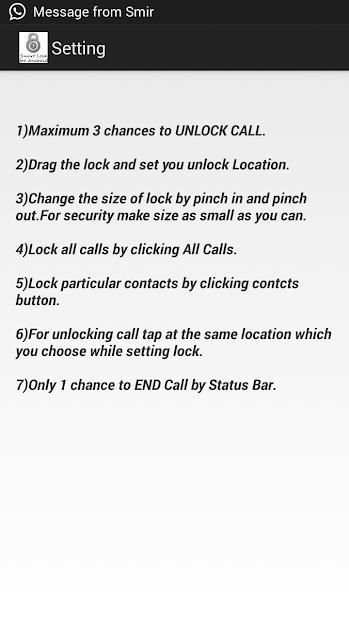 Invisible Incoming Call Lock स्क्रीनशॉट 8