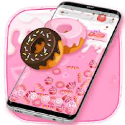 Pinky Sweet Creamy Doughnut Gravity Theme