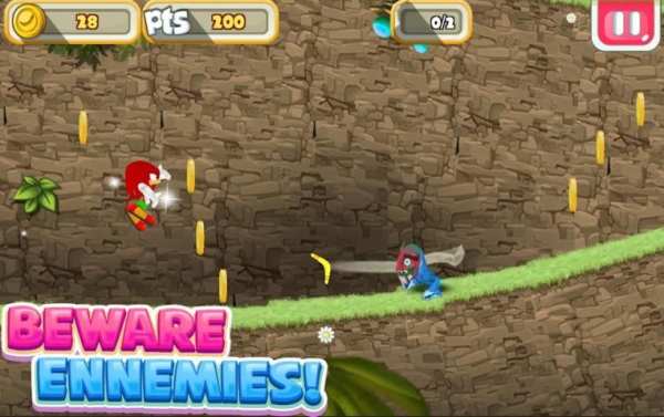 Knuckles Adventure Sonic World скриншот 1