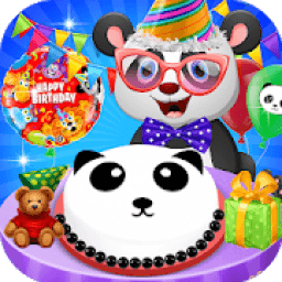 Panda Birthday Cake Maker Party: Decorate Fun icon