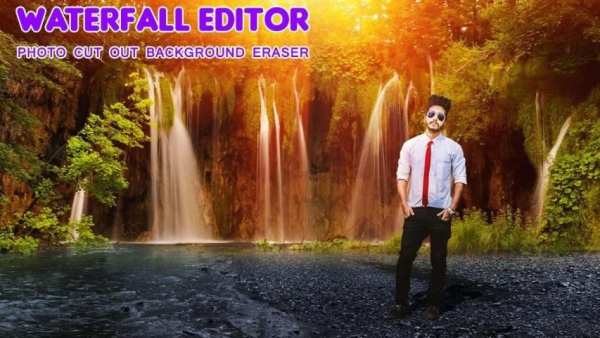 Waterfall Photo Editor - Background Eraser स्क्रीनशॉट 1