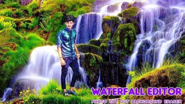 Waterfall Photo Editor - Background Eraser स्क्रीनशॉट 2