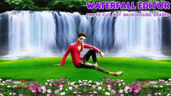 Waterfall Photo Editor - Background Eraser स्क्रीनशॉट 3