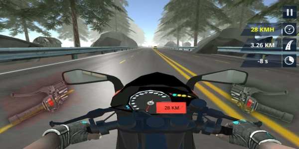 Highway Motorcycle Rider स्क्रीनशॉट 3