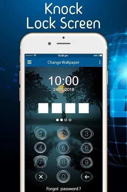 Knock Lock - LockScreen screenshot 1
