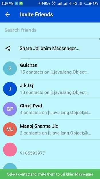 jai bhim massanger screenshot 1