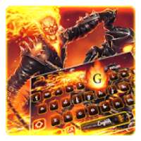 3D Flaming Skull Death Keyboard Theme on 9Apps