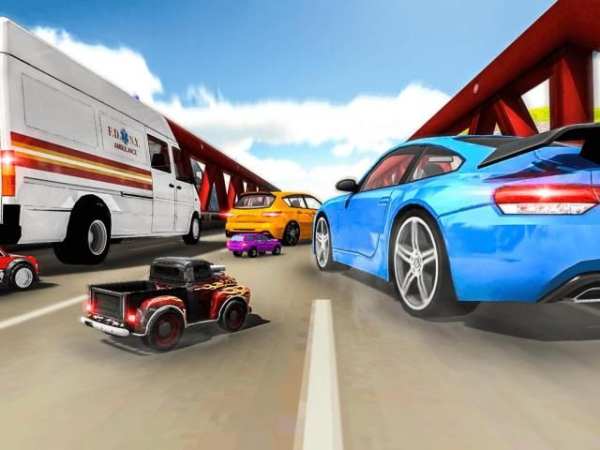 RC Mini Car Extreme Traffic Speed Racing 2019 screenshot 8