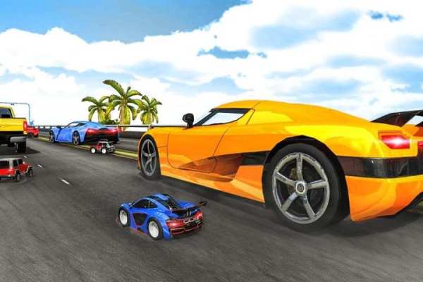 RC Mini Car Extreme Traffic Speed Racing 2019 screenshot 1