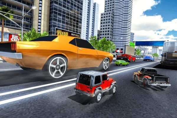 RC Mini Car Extreme Traffic Speed Racing 2019 screenshot 4
