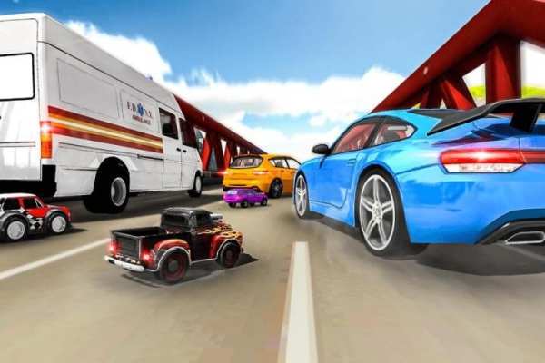 RC Mini Car Extreme Traffic Speed Racing 2019 screenshot 2