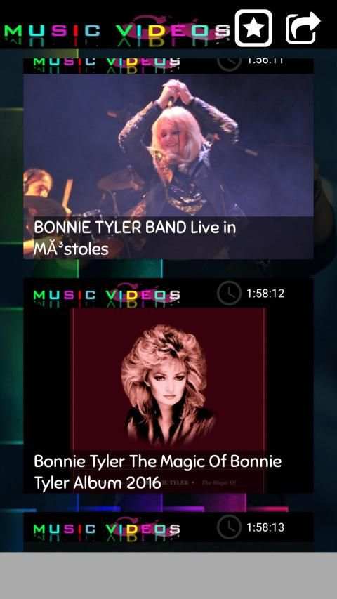 Video Concert Bonnie Tyler screenshot 3