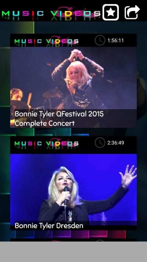 Video Concert Bonnie Tyler screenshot 2