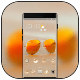 Theme for funny colour beach sunglasses आइकन