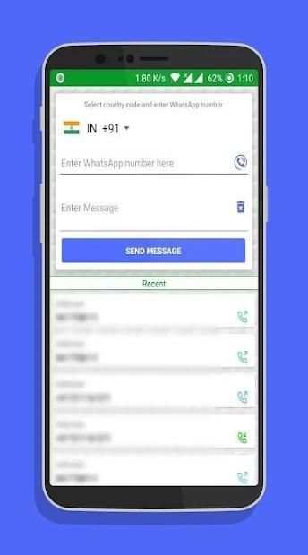 WhatsDelete - View deleted & Send Direct whatsmsg screenshot 1