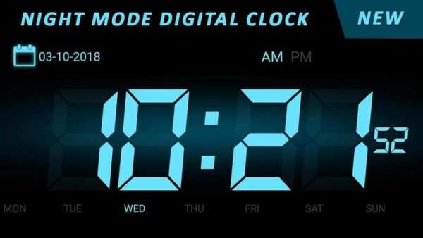 Night Mode Digital Clock with Screensaver App screenshot 8