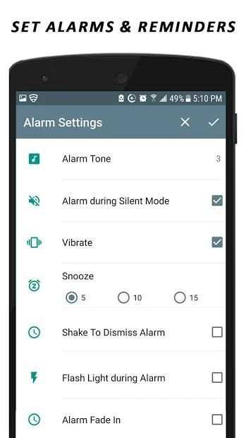 Night Mode Digital Clock with Screensaver App screenshot 2