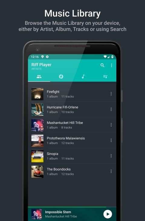 Riff Player —Music Player, MP3 Player स्क्रीनशॉट 1